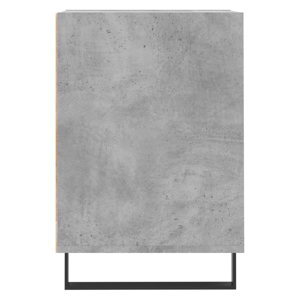 Meuble TV Gris béton 100x35x55 cm Bois d'ingénierie