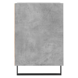 Meuble TV Gris béton 100x35x55 cm Bois d'ingénierie