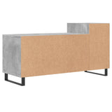 Meuble TV Gris béton 100x35x55 cm Bois d'ingénierie