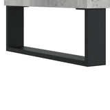 Meuble TV Gris béton 100x35x55 cm Bois d'ingénierie