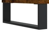 Meuble TV Chêne fumé 100x35x55 cm Bois d'ingénierie