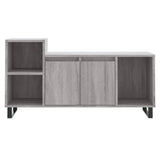 Meuble TV Sonoma gris 100x35x55 cm Bois d'ingénierie