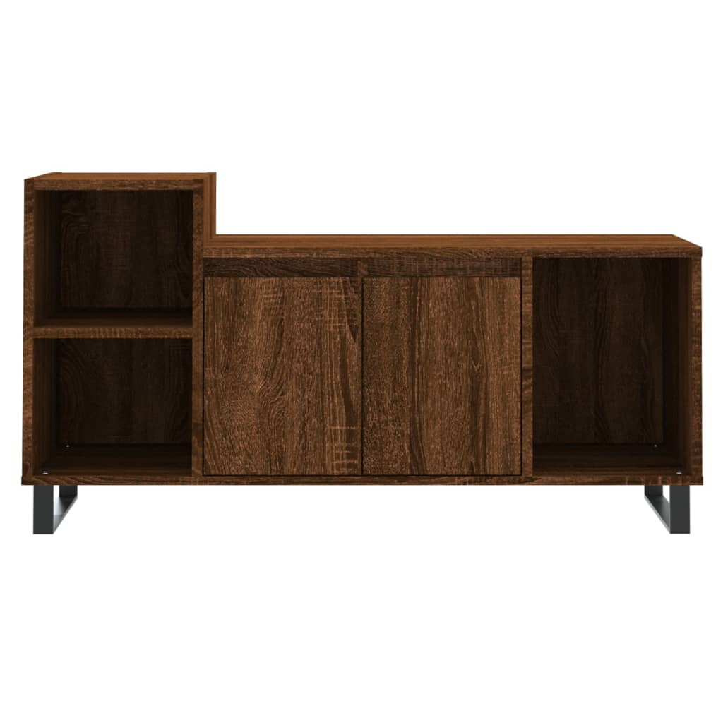 Meuble TV Chêne marron 100x35x55 cm Bois d'ingénierie