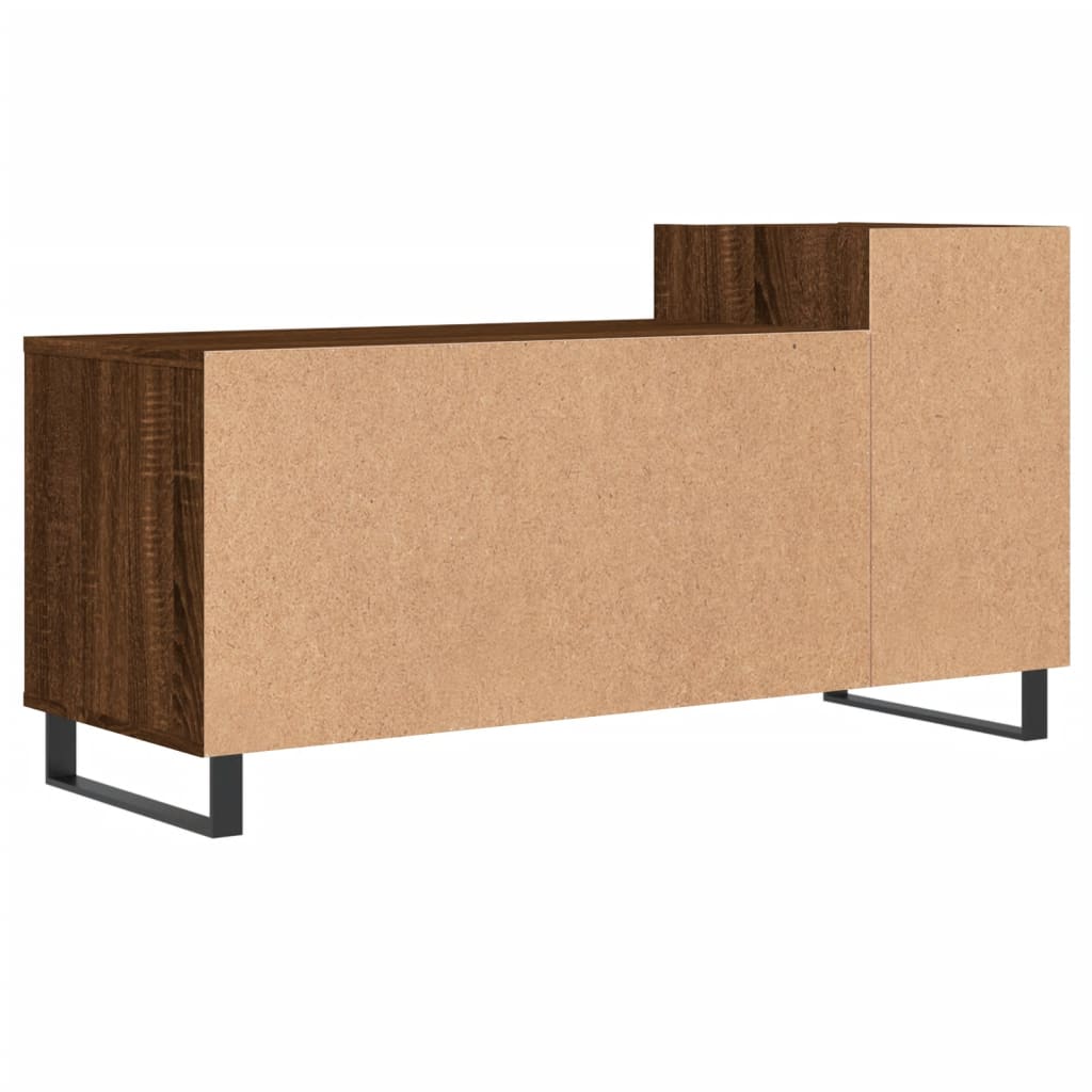 Meuble TV Chêne marron 100x35x55 cm Bois d'ingénierie