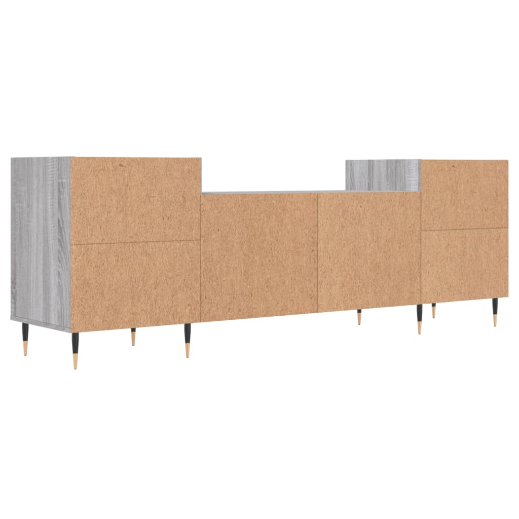 Meuble TV Sonoma gris 160x35x55 cm Bois d'ingénierie