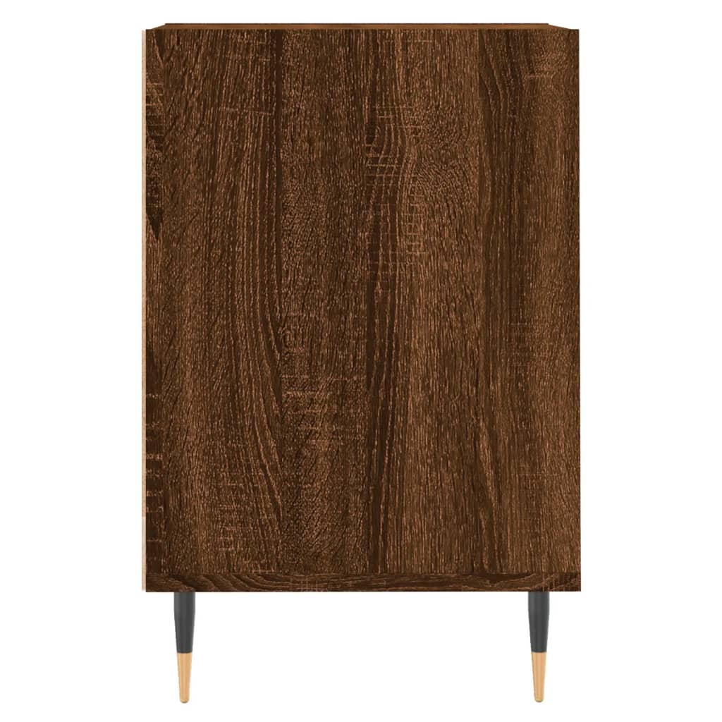 Meuble TV Chêne marron 160x35x55 cm Bois d'ingénierie