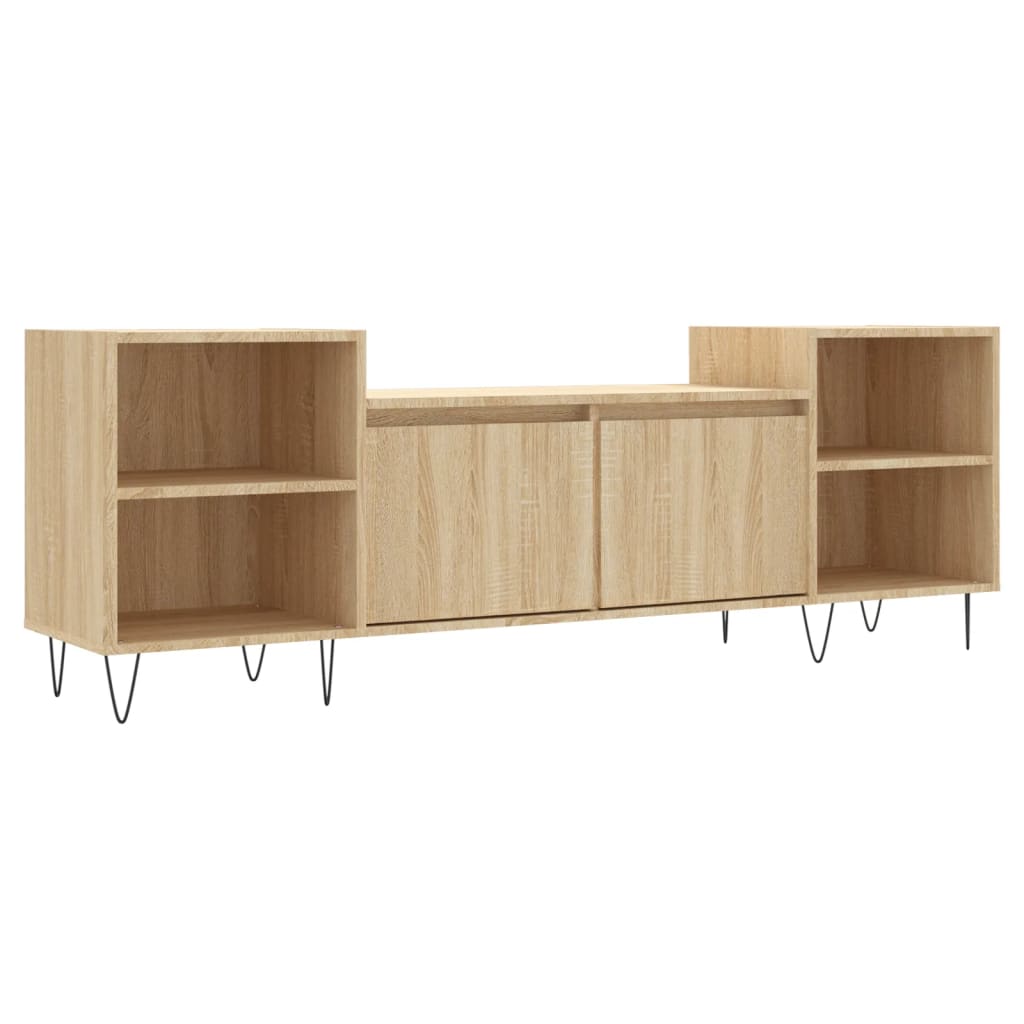 Meuble TV Chêne sonoma 160x35x55 cm Bois d'ingénierie