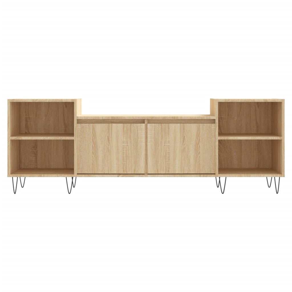 Meuble TV Chêne sonoma 160x35x55 cm Bois d'ingénierie