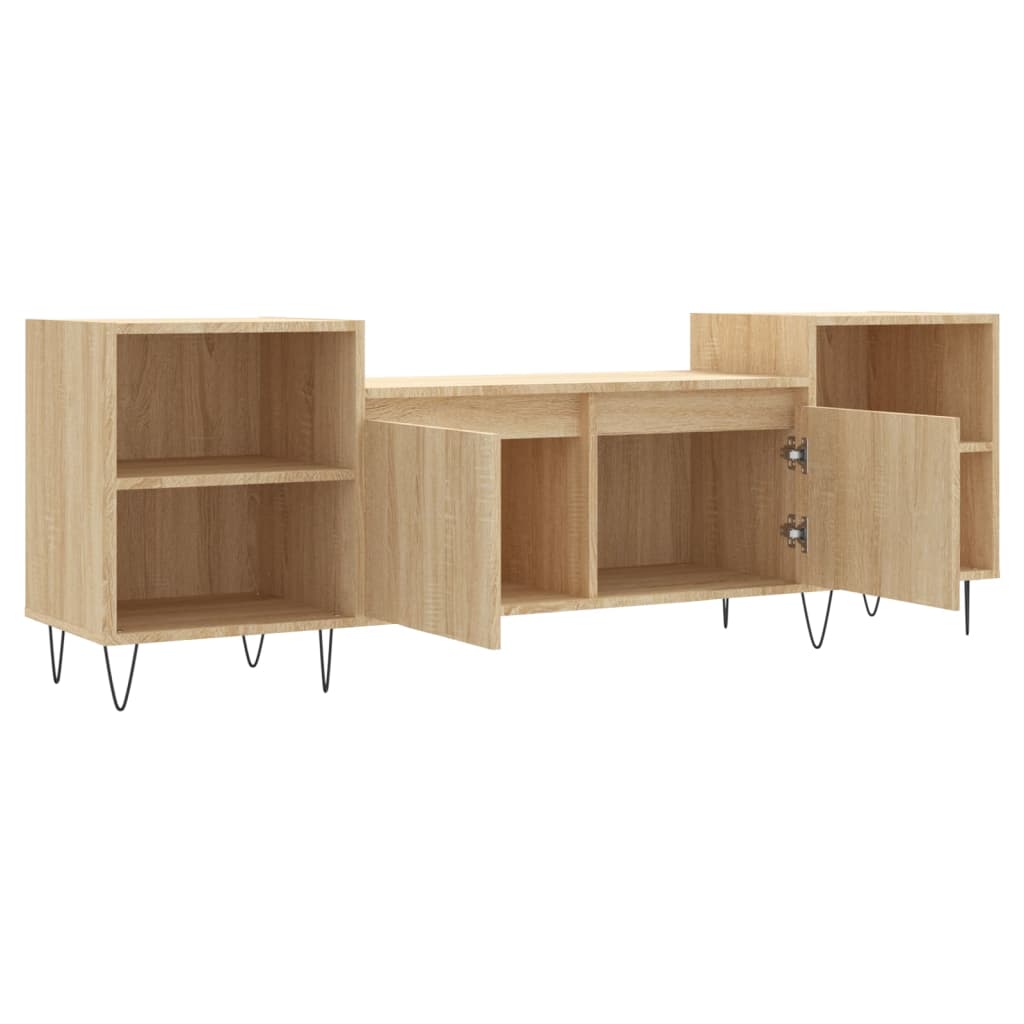 Meuble TV Chêne sonoma 160x35x55 cm Bois d'ingénierie