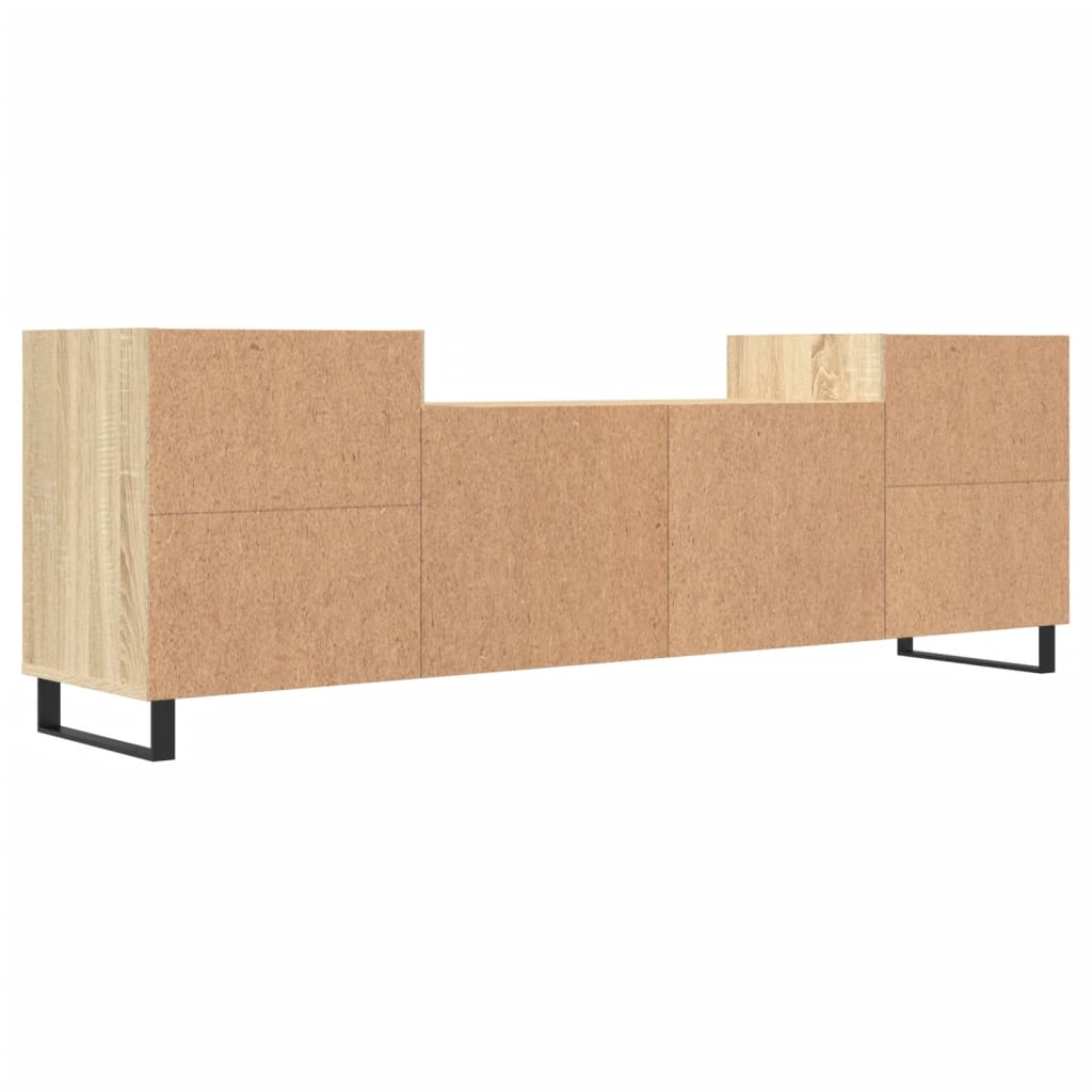 Meuble TV Chêne sonoma 160x35x55 cm Bois d'ingénierie