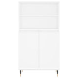 High sideboard White 60x36x110 cm Engineered wood