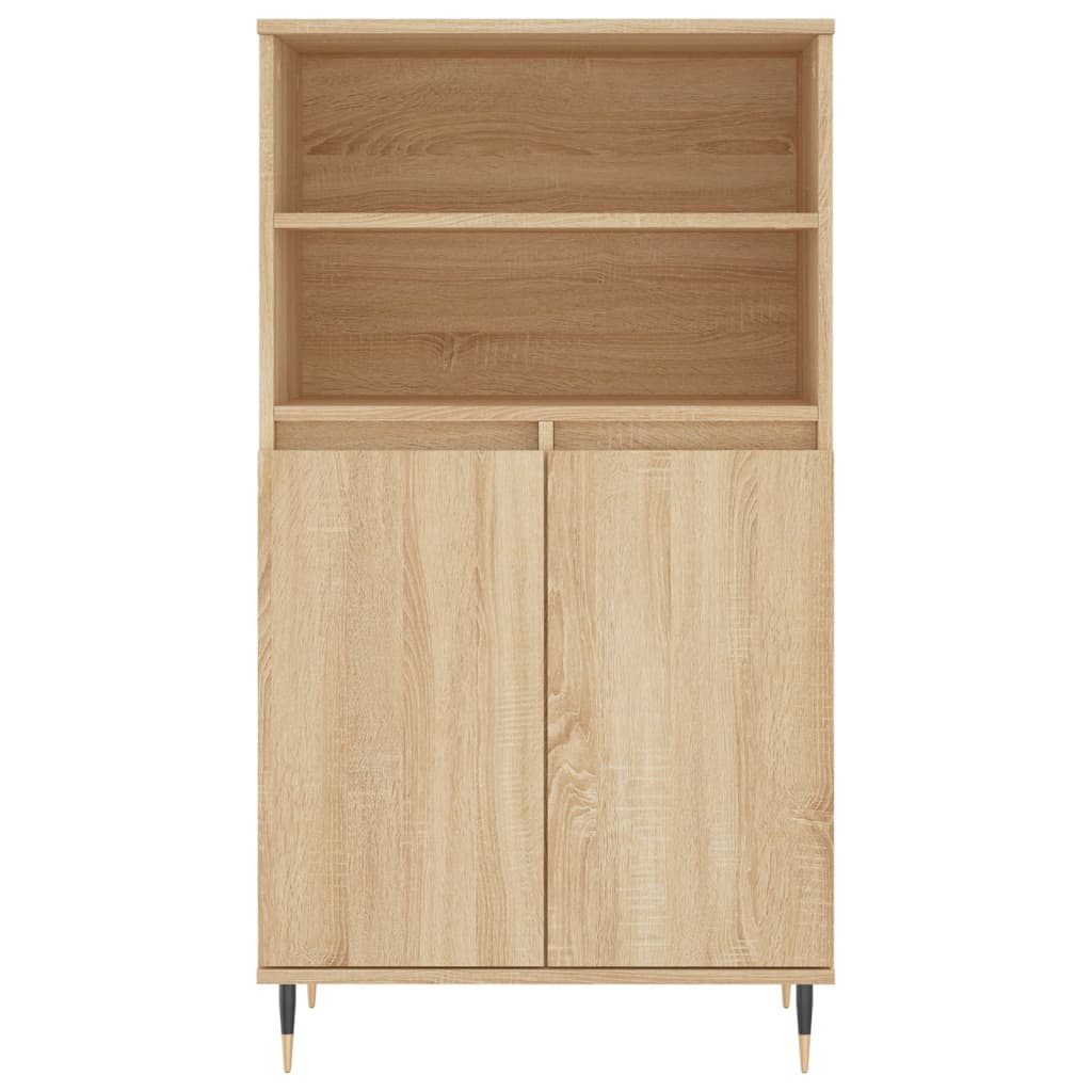 Buffet haut Chêne sonoma 60x36x110 cm Bois d'ingénierie