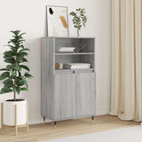 Buffet haut Sonoma gris 60x36x110 cm Bois d'ingénierie