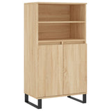 Buffet haut Chêne sonoma 60x36x110 cm Bois d'ingénierie