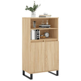 Buffet haut Chêne sonoma 60x36x110 cm Bois d'ingénierie