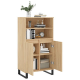 Buffet haut Chêne sonoma 60x36x110 cm Bois d'ingénierie