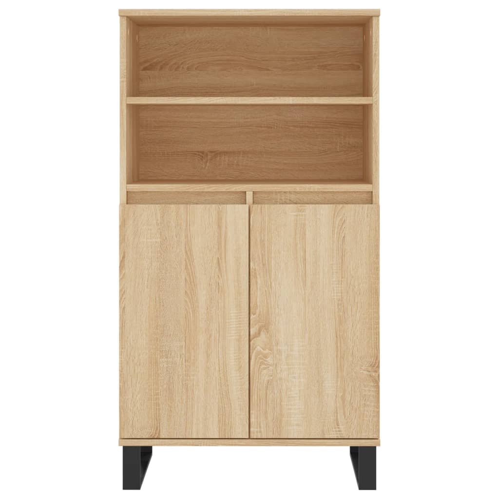 Buffet haut Chêne sonoma 60x36x110 cm Bois d'ingénierie