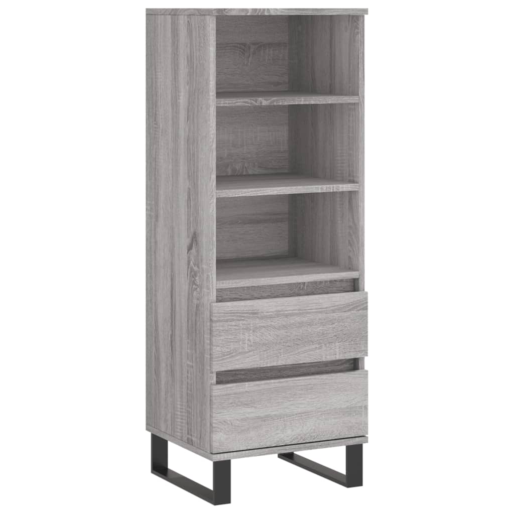 Buffet haut Sonoma gris 40x36x110 cm Bois d'ingénierie