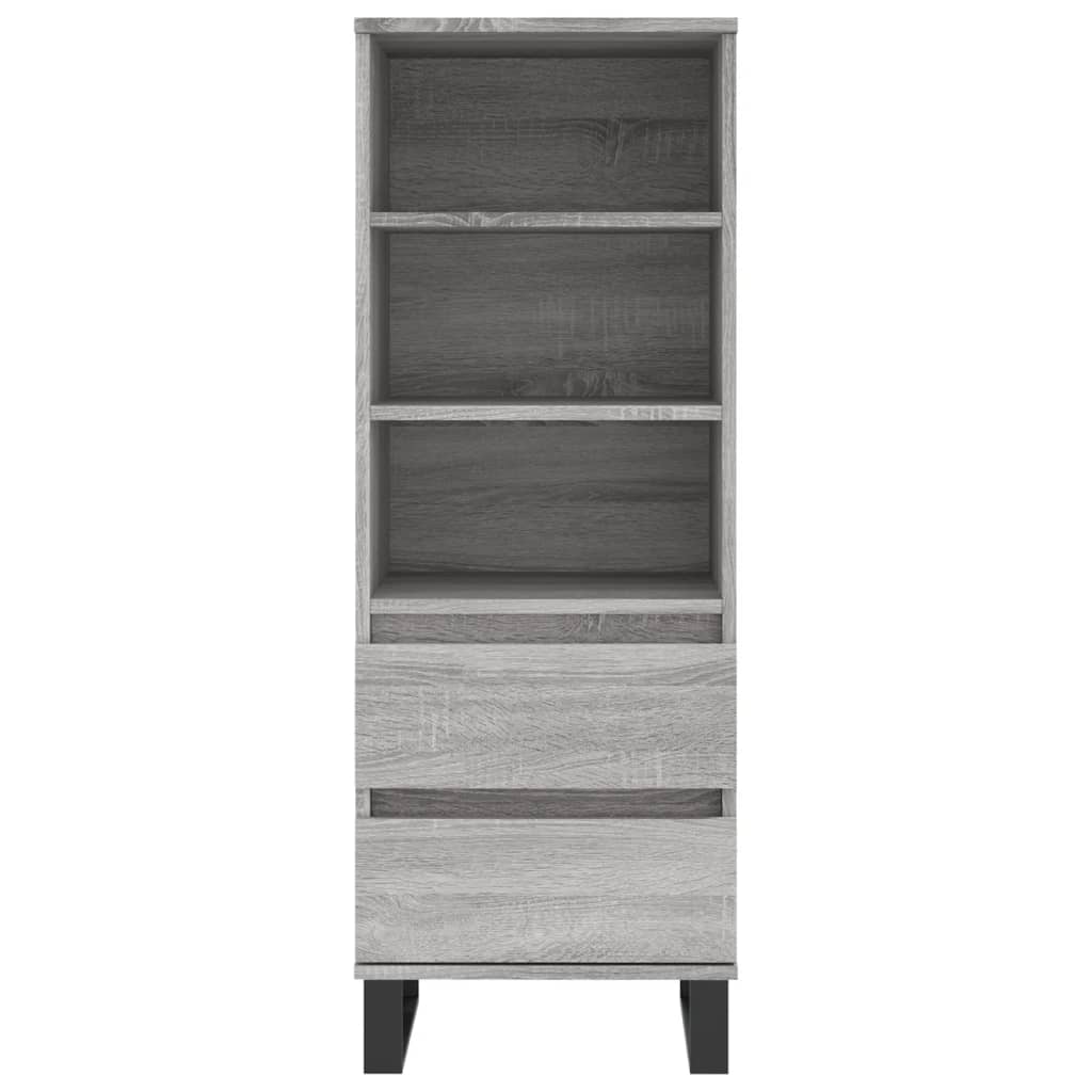 Buffet haut Sonoma gris 40x36x110 cm Bois d'ingénierie