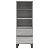 Buffet haut Sonoma gris 40x36x110 cm Bois d'ingénierie