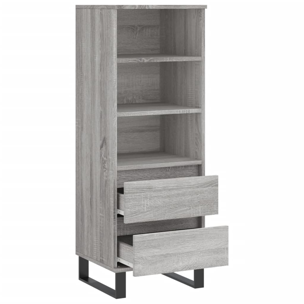 Buffet haut Sonoma gris 40x36x110 cm Bois d'ingénierie