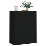 Armoire murale noir 69,5x34x90 cm bois d'ingénierie