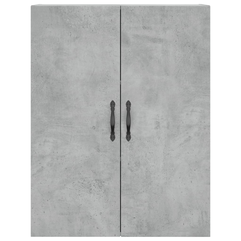 Armoire murale gris béton 69,5x34x90 cm bois d'ingénierie