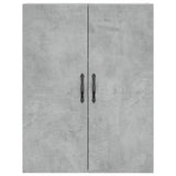 Armoire murale gris béton 69,5x34x90 cm bois d'ingénierie