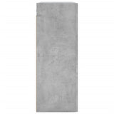 Armoire murale gris béton 69,5x34x90 cm bois d'ingénierie