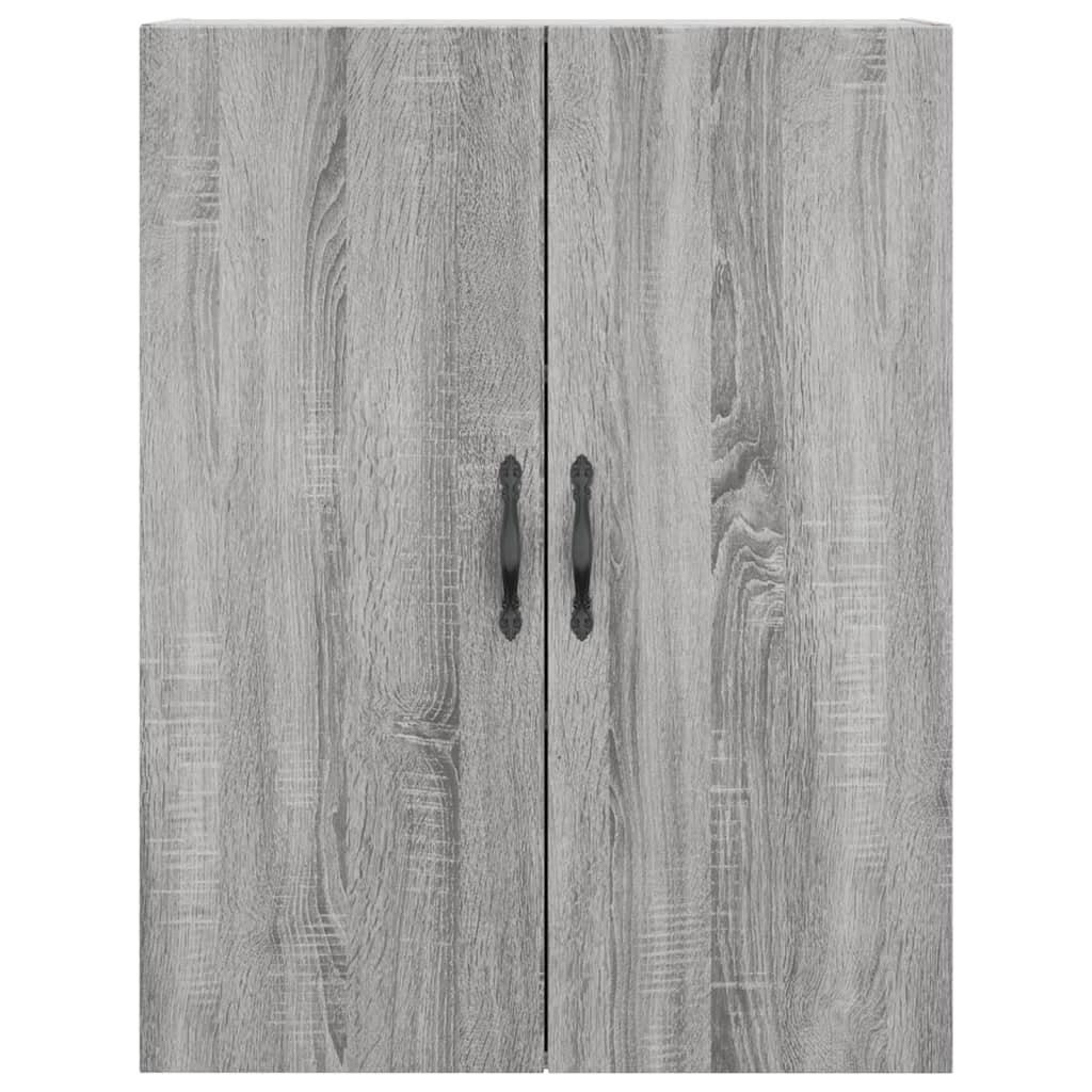 Armoire murale sonoma gris 69,5x34x90 cm bois d'ingénierie