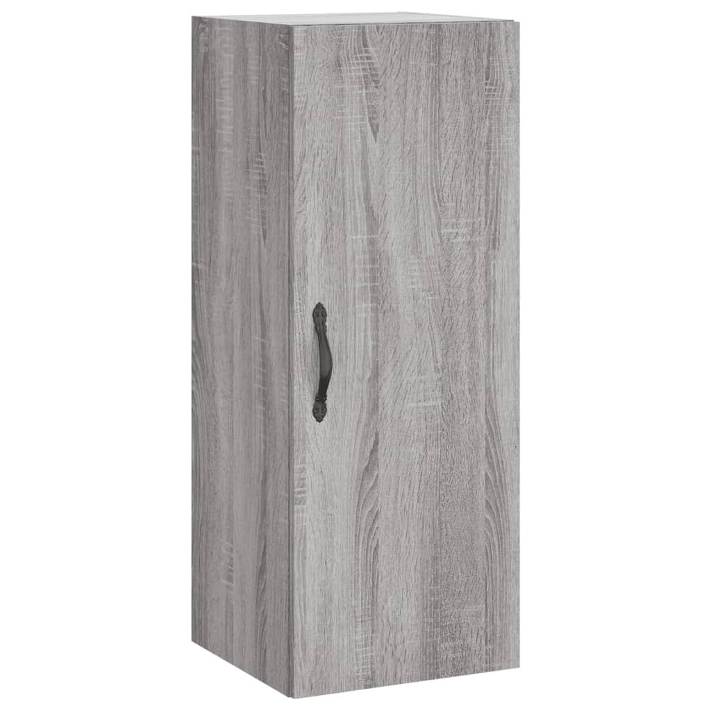 Sonoma gray wall cabinet 34.5x34x90 cm engineered wood