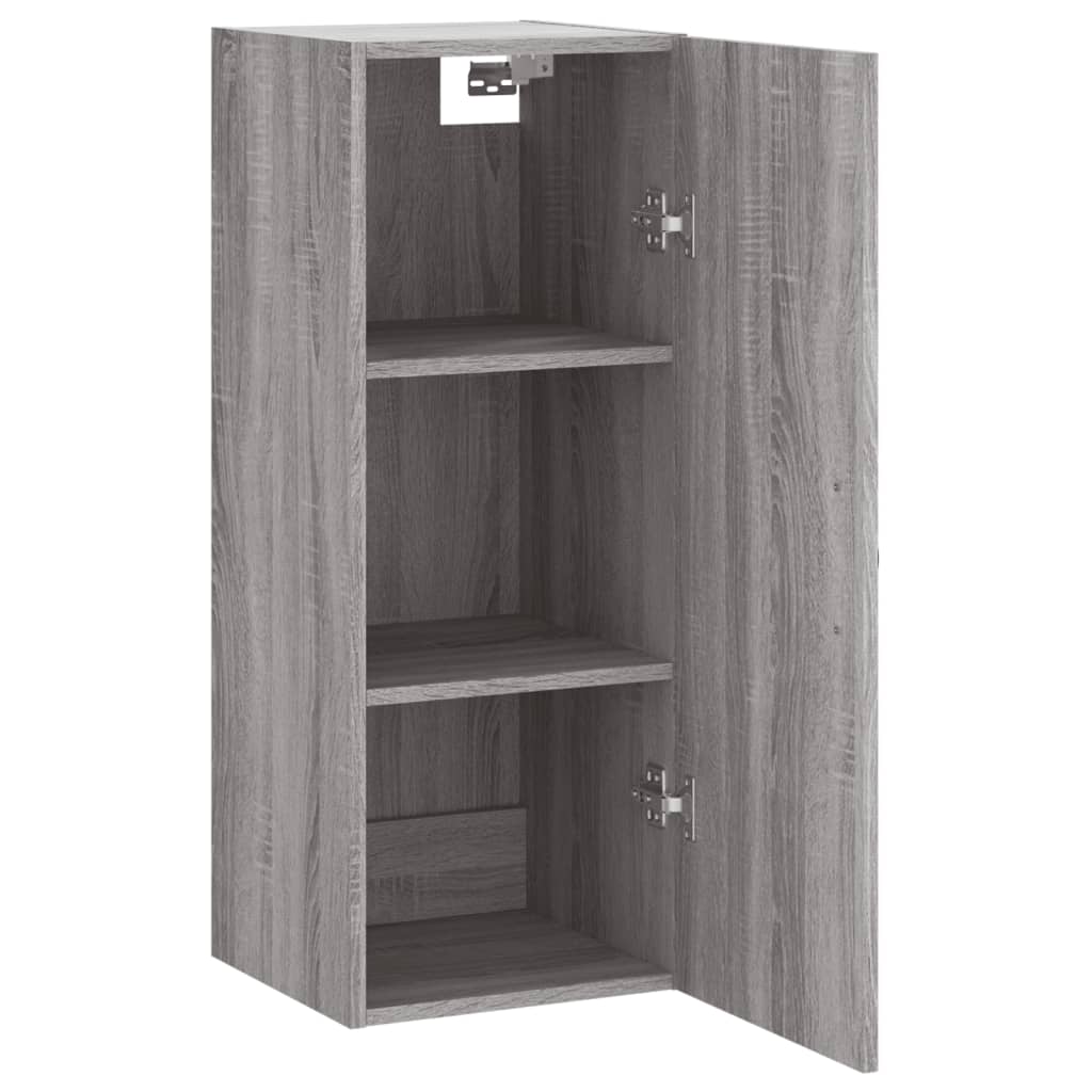 Sonoma gray wall cabinet 34.5x34x90 cm engineered wood