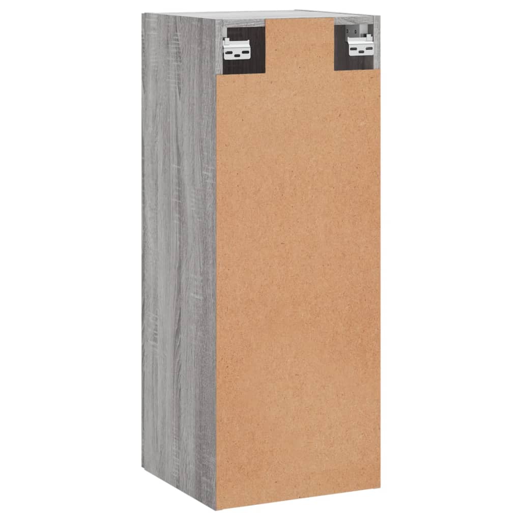 Sonoma gray wall cabinet 34.5x34x90 cm engineered wood