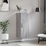 Armoire murale sonoma gris 34,5x34x90 cm bois d'ingénierie