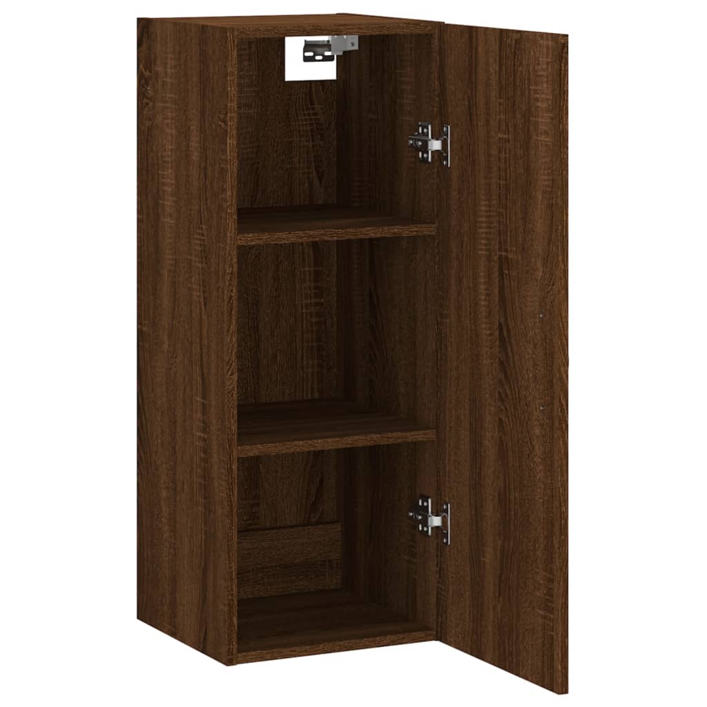 Armoire murale chêne marron 34,5x34x90 cm bois d'ingénierie