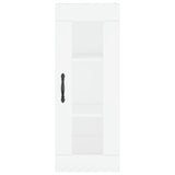 Armoire murale blanc 34,5x34x90 cm