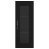 Armoire murale noir 34,5x34x90 cm