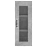 Armoire murale gris béton 34,5x34x90 cm