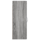 Armoire murale sonoma gris 34,5x34x90 cm