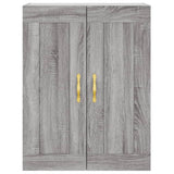 Armoire murale sonoma gris 69,5x34x90 cm bois d'ingénierie