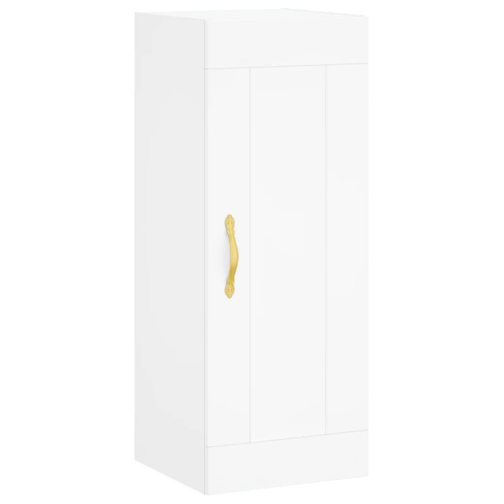 Armoire murale blanc 34,5x34x90 cm bois d'ingénierie