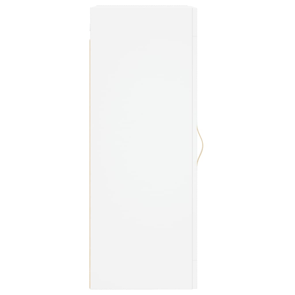 Armoire murale blanc 34,5x34x90 cm bois d'ingénierie