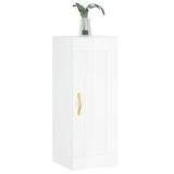 Armoire murale blanc brillant 34,5x34x90 cm bois d'ingénierie