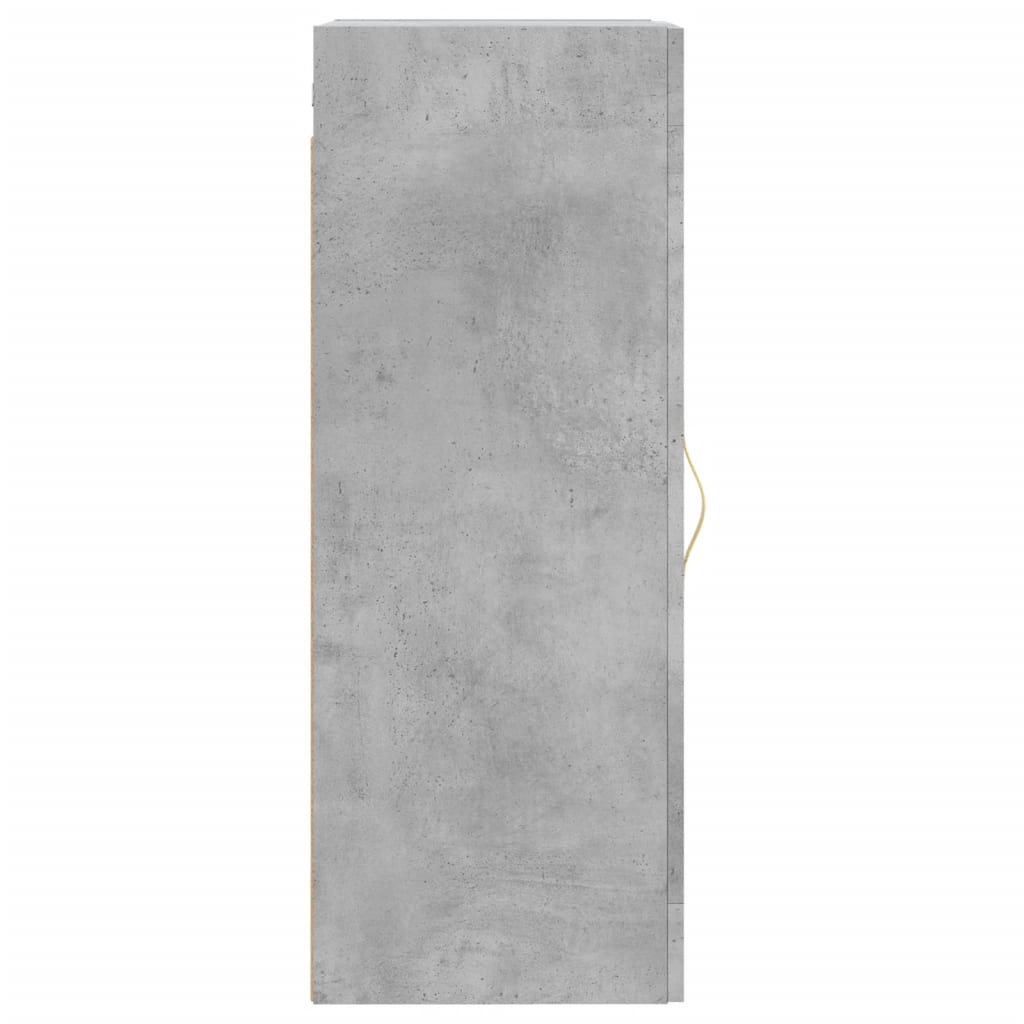 Armoire murale gris béton 34,5x34x90 cm bois d'ingénierie