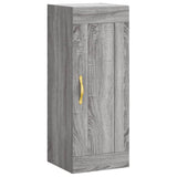 Armoire murale sonoma gris 34,5x34x90 cm bois d'ingénierie