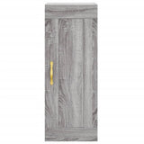 Armoire murale sonoma gris 34,5x34x90 cm bois d'ingénierie