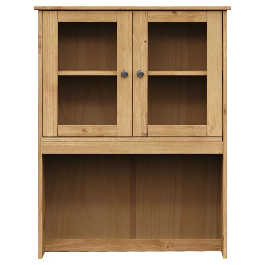 Buffet haut VIGO 80x40x176 cm bois massif de pin