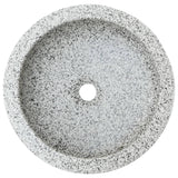 Vasque à poser gris rond Φ41x14 cm céramique