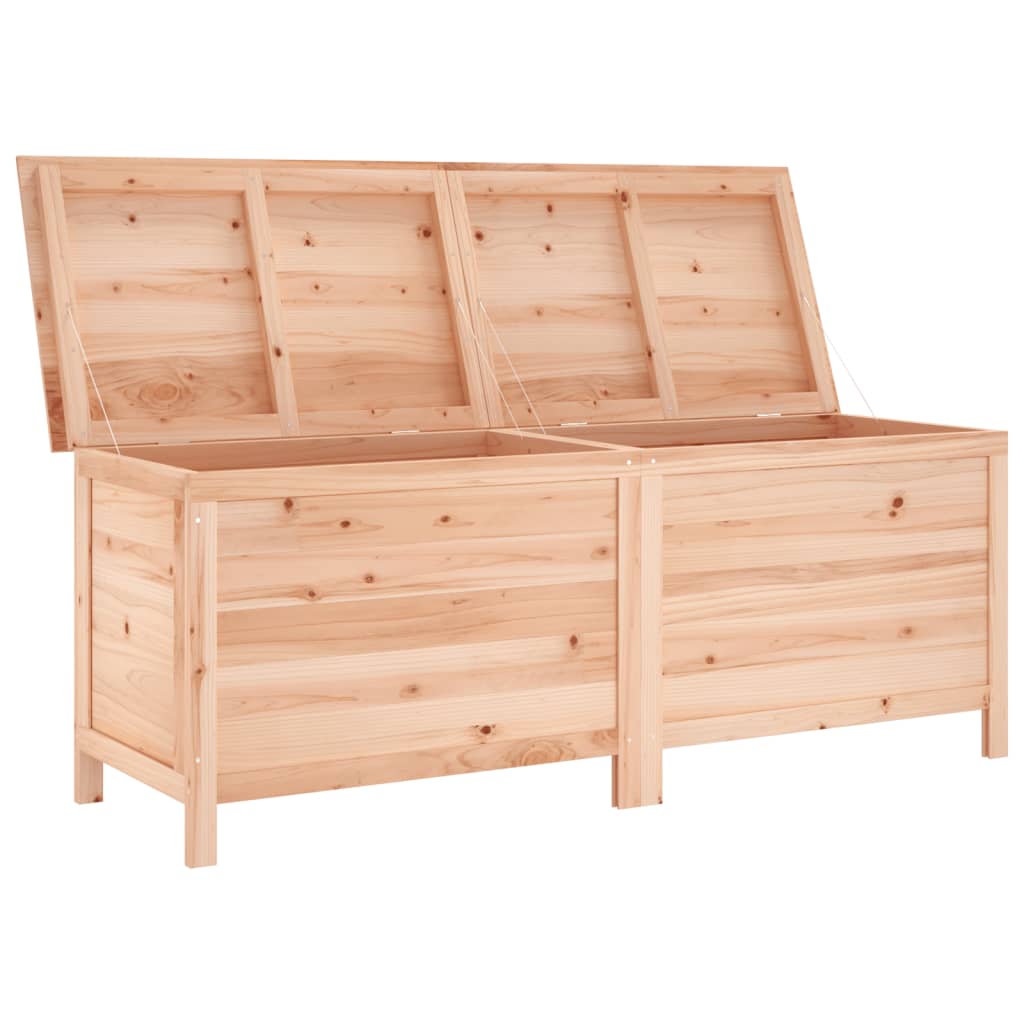 Boîte de rangement de jardin 150x50x56,5 cm bois massif sapin