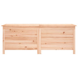 Boîte de rangement de jardin 150x50x56,5 cm bois massif sapin